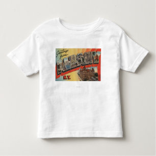 Albanien, New York - große Buchstabe-Szenen 2 Kleinkind T-shirt