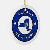 Albanien New York Keramik Ornament (Rechts)