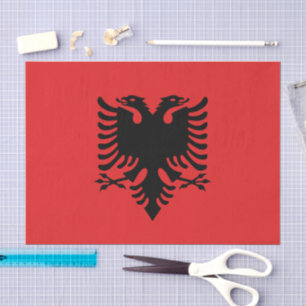 Albanien-Papiertuch, albanische Flagge Tissue-Papi Seidenpapier