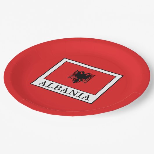 Albanien Pappteller (Schrägansicht)