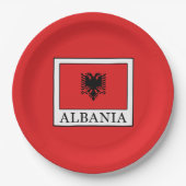 Albanien Pappteller (Vorderseite)