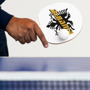 Albanien Patriotic & Elegantanische Flagge Tischtennis Schläger