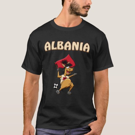Albanien Pferdefans T-Shirt (Vorderseite)