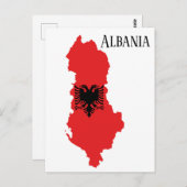 Albanien Postkarte (Vorne/Hinten)
