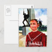 Albanien Postkarte (Vorne/Hinten)