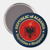 Albanien (rd) magnet (Vorderseite/Rückseite)