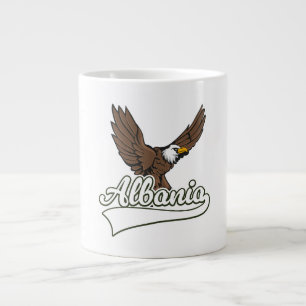 Albanien-Reiselogo Jumbo-Tasse
