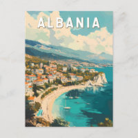 Albanien Reisen Kunst Vintag
