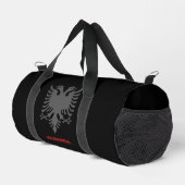 Albanien Reisetasche, albanisches Wappen / Flagge Duffle Bag (Rechte Ecke)
