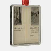 Albanien Rensselaer OstGreenbush Silbernes Ornament (Rechts)