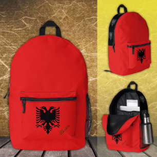 Albanien, Rucksack, albanische Flagge, Adler / Cus Bedruckter Rucksack