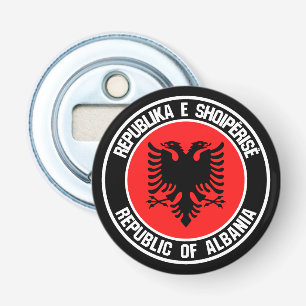 Albanien Runde Emblem Flaschenöffner