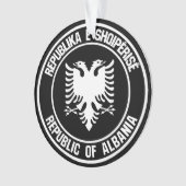 Albanien Runde Emblem Ornament (Vorderseite)