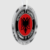 Albanien Runde Emblem Ornament (Vorderseite)