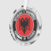 Albanien Runde Emblem Ornament (Vorderseite)