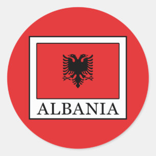 Albanien Runder Aufkleber