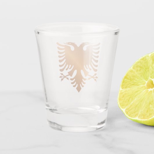 Albanien Schnapsglas (Rückseite)