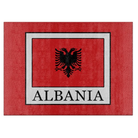 Albanien Schneidebrett (Vorderseite)