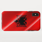 Albanien: schwindende Flagge - Case-Mate iPhone Hülle (Rückseite (Horizontal))