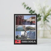 Albanien - Shkodra - Mosaik - Postkarte (Stehend Vorderseite)