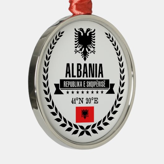 Albanien Silbernes Ornament (Rechts)