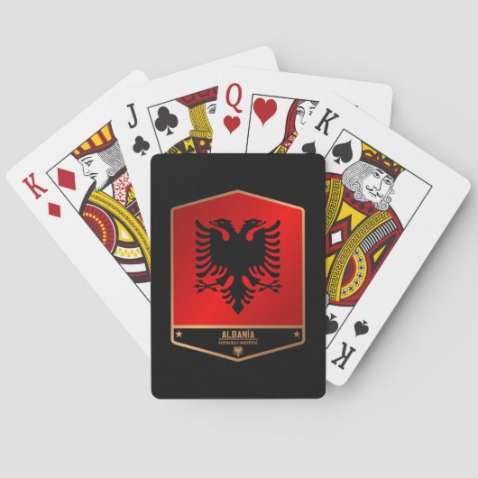 Albanien Spielkarten (Rückseite)