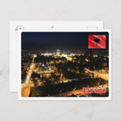 Albanien - Tirana - Postkarte (Vorne/Hinten)