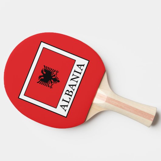 Albanien Tischtennis Schläger (Seitenansicht)