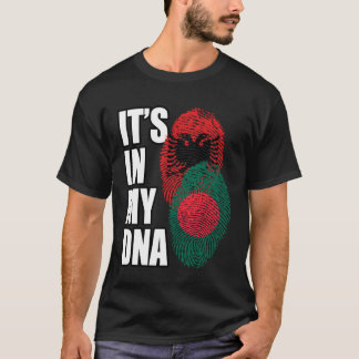 Albanien und Bangladesch - DNA-Flaggen T-Shirt
