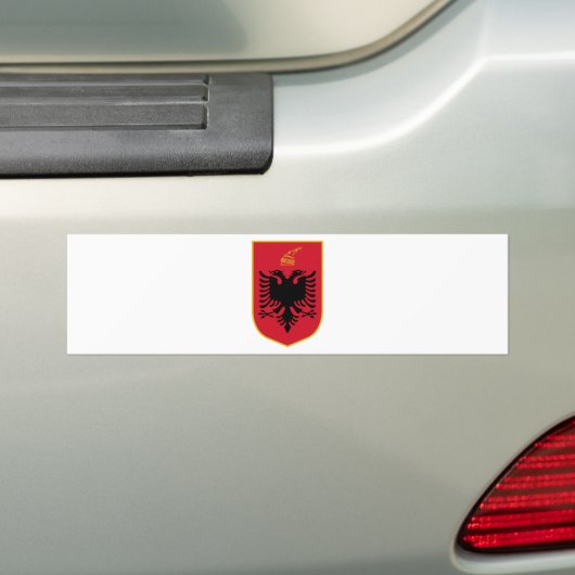 Albanien-Wappen Autoaufkleber (Auf Auto)