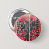 Albanien-Wappen Button (Vorne & Hinten)
