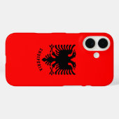 Albanien-Wappen Case-Mate iPhone Hülle (Rückseite (Horizontal))