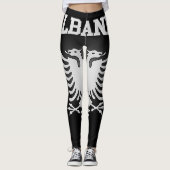 Albanien-Wappen Leggings (Vorderseite)