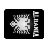 Albanien-Wappen Magnet (Horizontal)