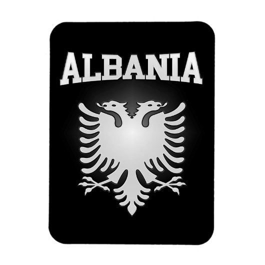 Albanien-Wappen Magnet (Vertikal)