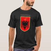 Albanien-Wappen T-Shirt (Vorderseite)