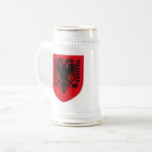 Albanien-Wappen Tasse (Vorderseite Links)