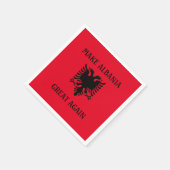 Albanien wieder groß machen serviette (Ecke)