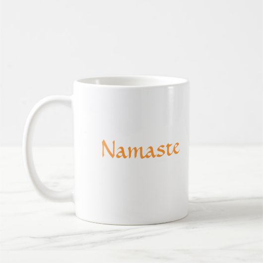 Albanien-Yoga-Mutter Mug Kaffeetasse (Links)