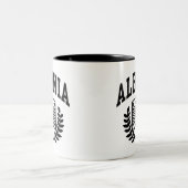 Albanien Zweifarbige Tasse (Mittel)