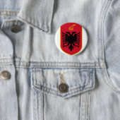 Albanienemblem Button (Beispiel)