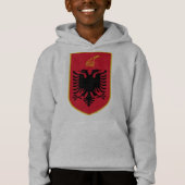 Albanienemblem Hoodie (Vorderseite)