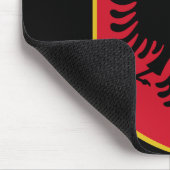 Albanienemblem Mousepad (Ecke)