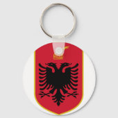 Albanienemblem Schlüsselanhänger (Vorderseite)