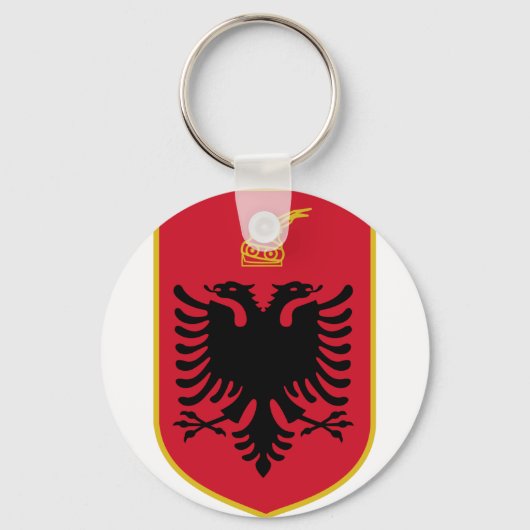 Albanienemblem Schlüsselanhänger (Vorderseite)