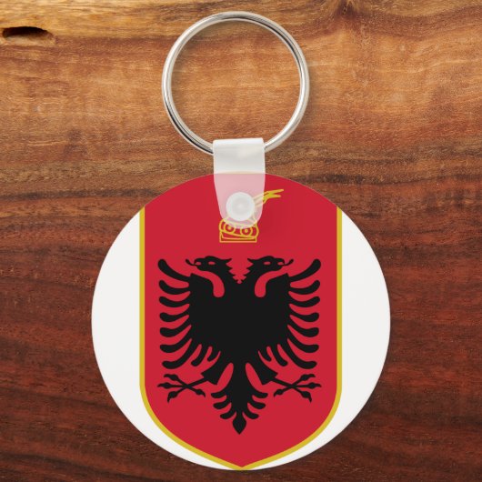 Albanienemblem Schlüsselanhänger (Vorderseite)