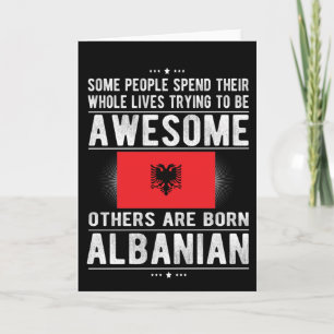 Albanienflagge Albanien Heritage Albanische Roots Karte
