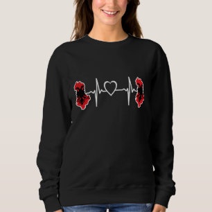 Albanienflagge - Albanischer Herzschlag Sweatshirt