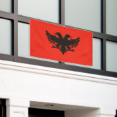 Albanienflagge Banner (Äußeres Gebäude)