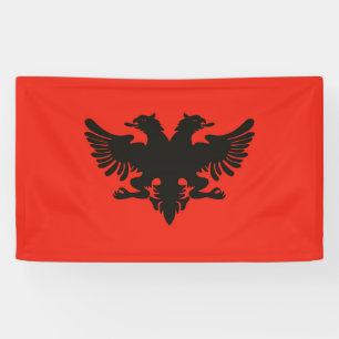 Albanienflagge Banner